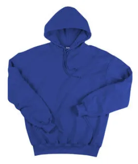 1254 Badger Adult Blended Hooded Sweatshirt Royal