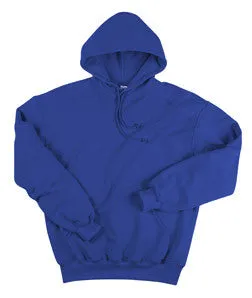 1254 Badger Adult Blended Hooded Sweatshirt Royal
