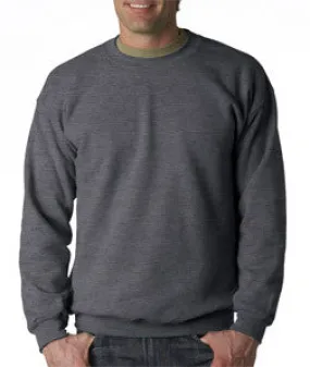 18000 Gildan Adult Heavy BlendCrew Neck Sweatshirt Dark Heather (50/50)