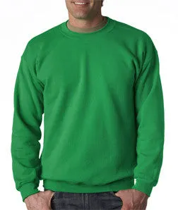 18000 Gildan Adult Heavy BlendCrew Neck Sweatshirt Irish Green