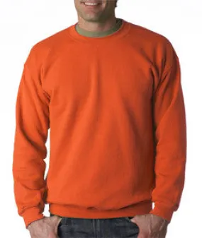18000 Gildan Adult Heavy BlendCrew Neck Sweatshirt Orange