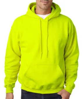 18500 Gildan Adult Heavy BlendHooded Sweatshirt Safety Green