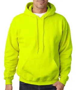 18500 Gildan Adult Heavy BlendHooded Sweatshirt Safety Green