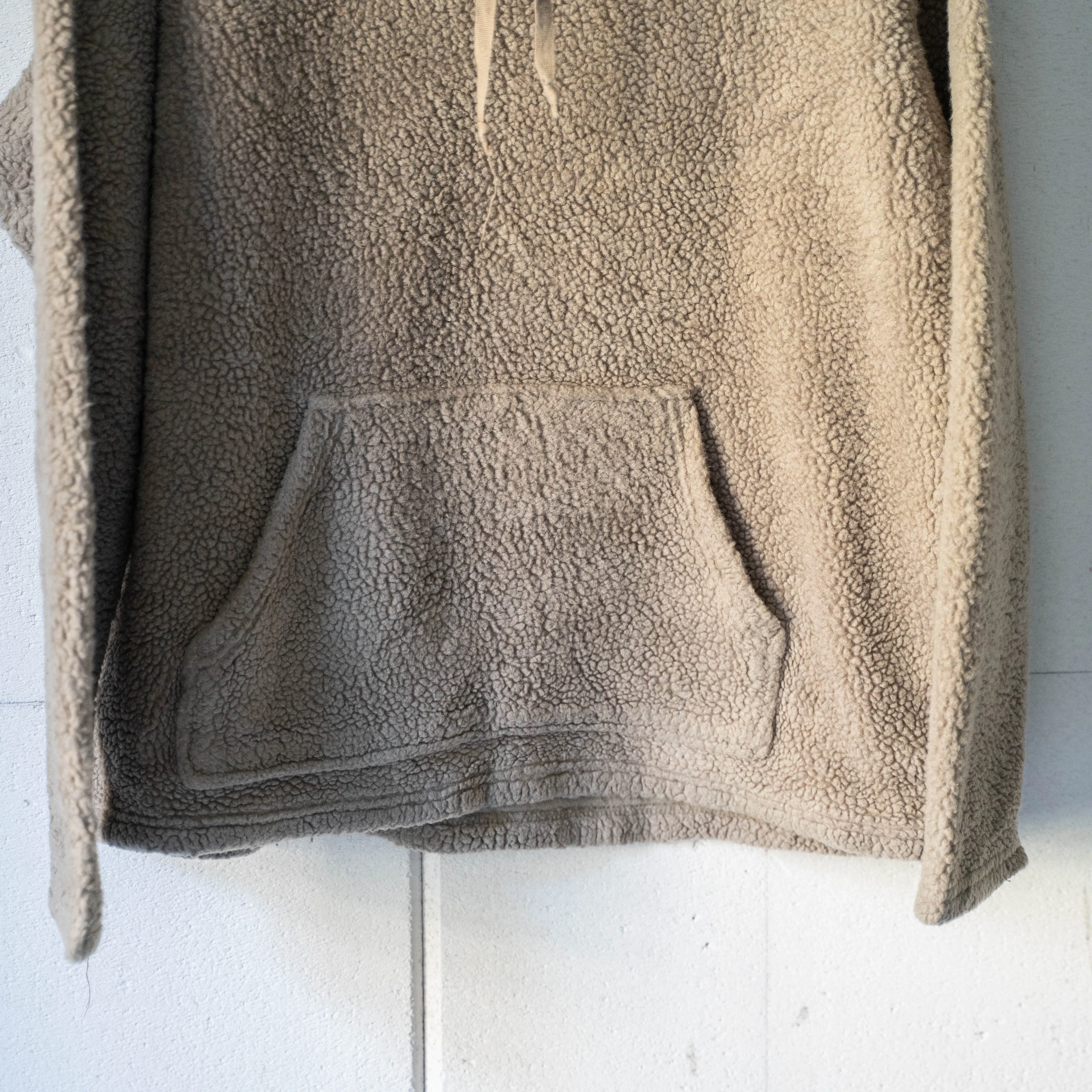 1990s 'GAP' high neck boa pullover smock