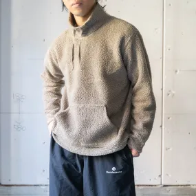1990s 'GAP' high neck boa pullover smock