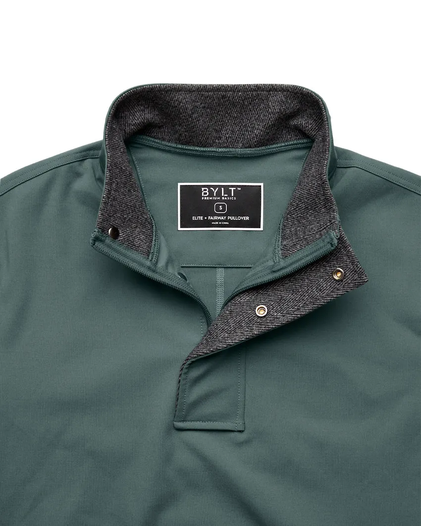 2-Item Elite  Fairway Drop-Cut Pullover for $246
