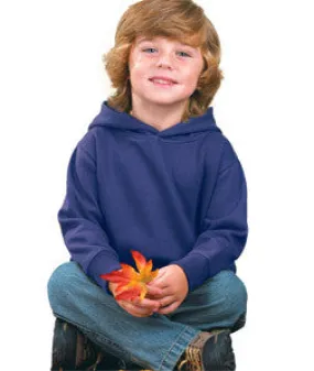 3326 Rabbit Skins Toddler Hooded Sweatshirt with Pockets Purple