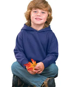 3326 Rabbit Skins Toddler Hooded Sweatshirt with Pockets Purple