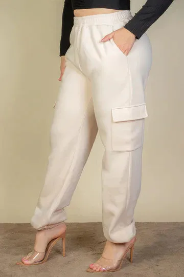 5 COLORS| Plus Size | Side Pocket Drawstring Waist Sweatpants