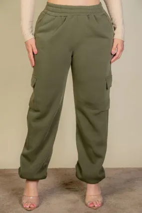 5 COLORS| Plus Size | Side Pocket Drawstring Waist Sweatpants