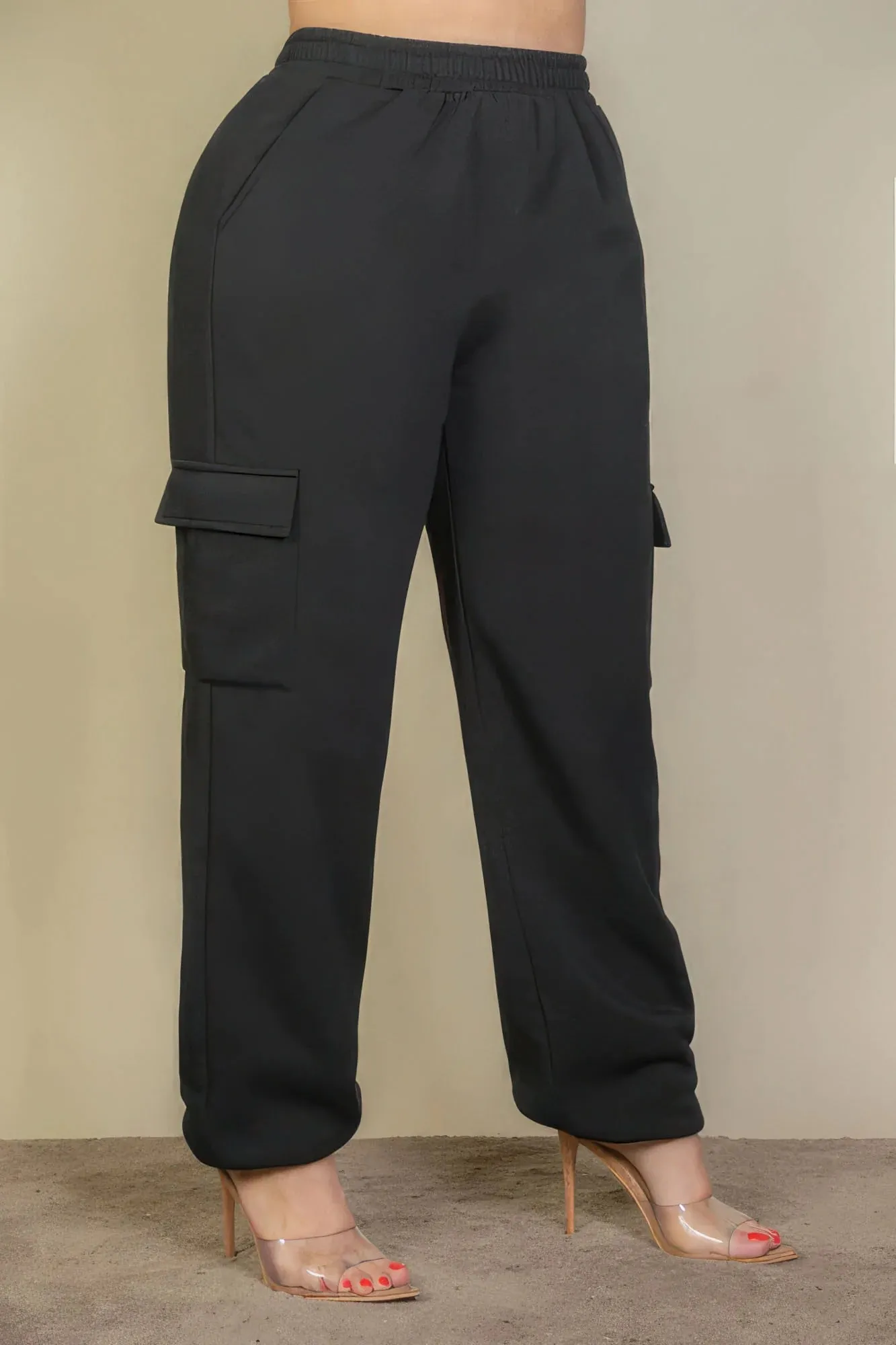 5 COLORS| Plus Size | Side Pocket Drawstring Waist Sweatpants