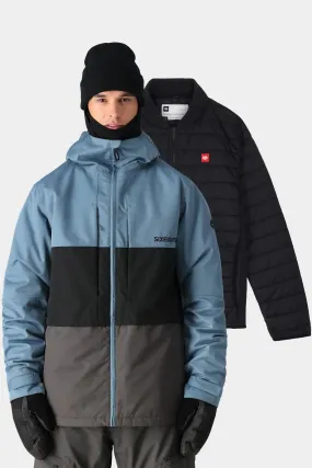 686 Mens Smarty 3-In-1 Form Jacket - Stellar Blue Colorblock