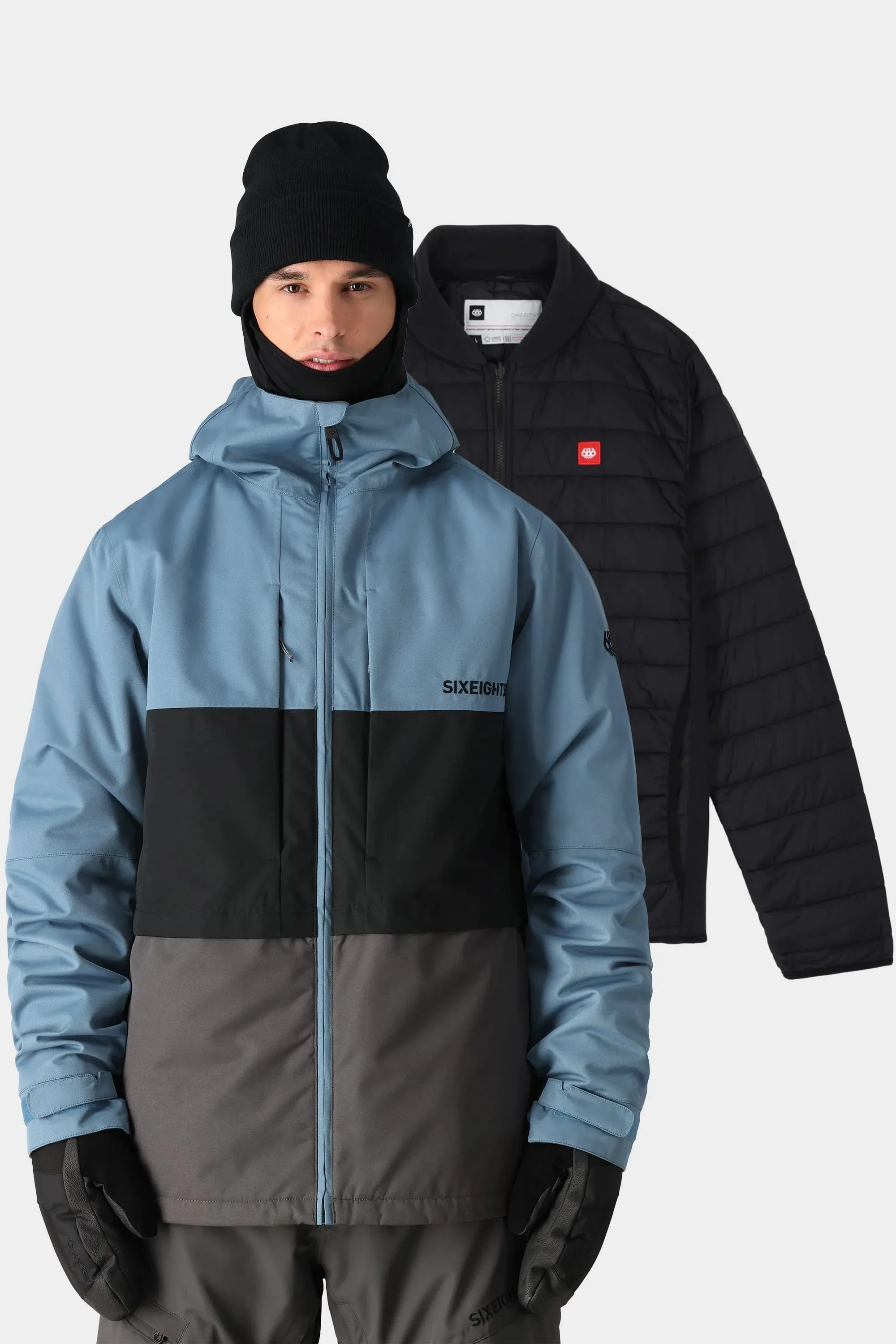 686 Mens Smarty 3-In-1 Form Jacket - Stellar Blue Colorblock