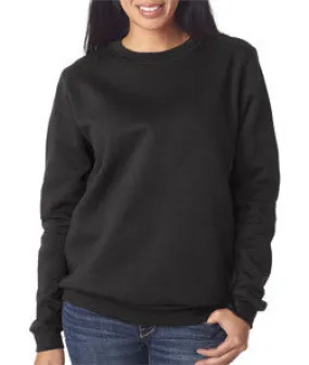 71000FL Anvil Ladies' Fashion Crew Neck Sweatshirt Black