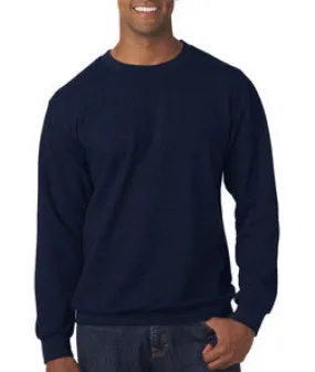 72000 Anvil Adult Crew Neck French Terry Fleece Navy