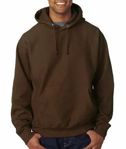 7700 Weatherproof Adult Cross Weave® Hooded Blend Sweatshirt Brown