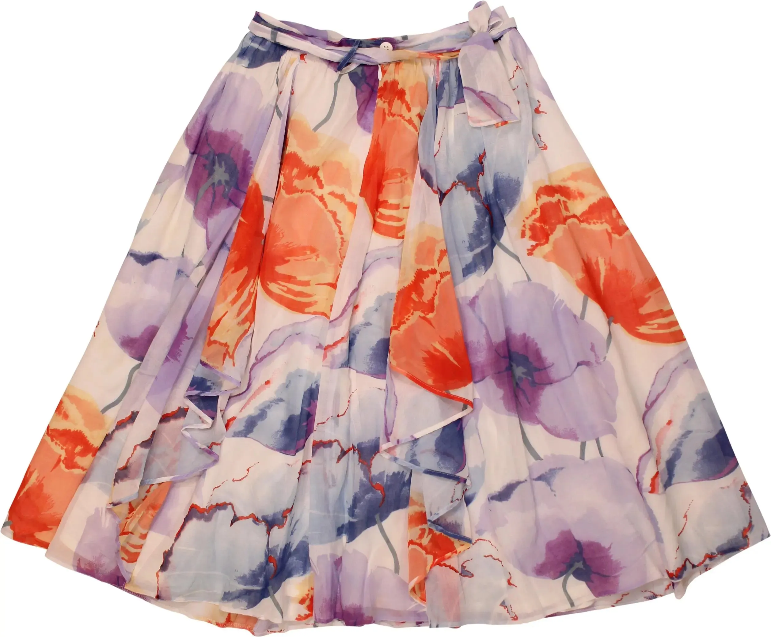 80s Chiffon Skirt