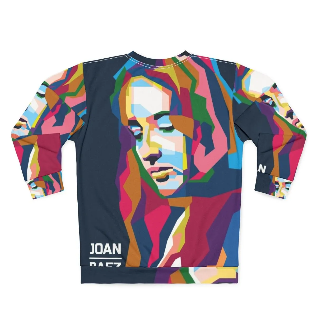 Abstract Geometric Joan Baez Pop Art WPAP Sweatshirt