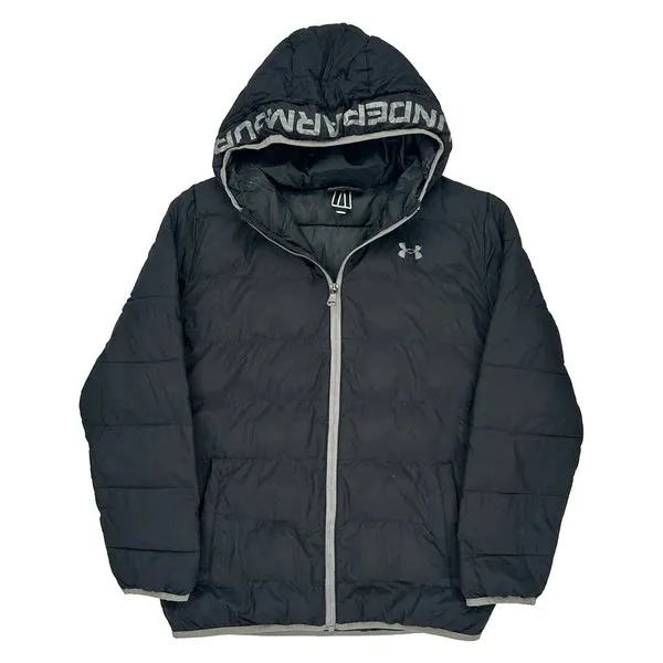 Age 14 Under Armour Puffer - Large Black Polyester