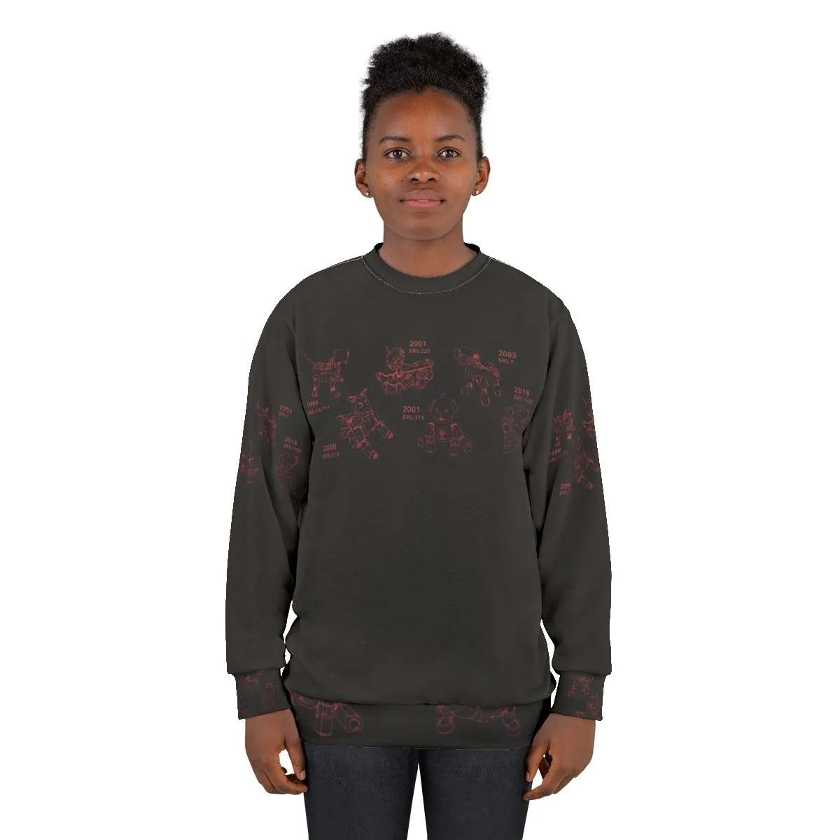 Aibo Robot Dog Sunset Sweatshirt