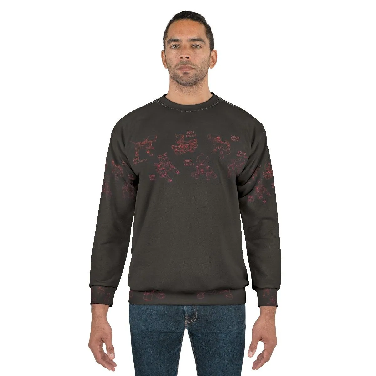 Aibo Robot Dog Sunset Sweatshirt