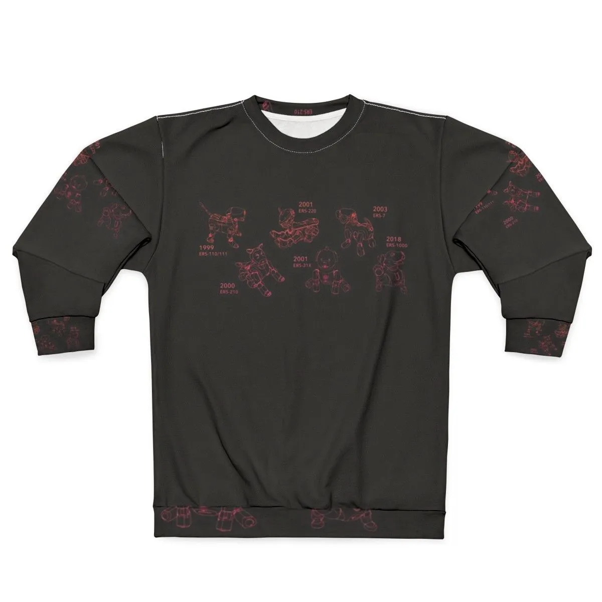Aibo Robot Dog Sunset Sweatshirt