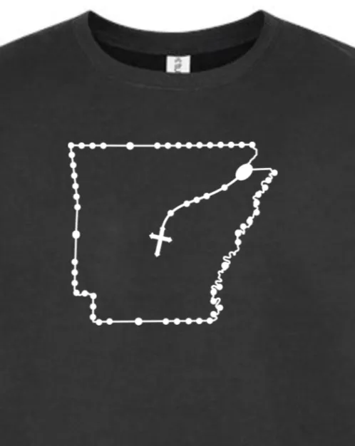 Arkansas Catholic Rosary Crewneck Sweatshirt