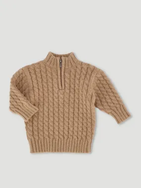 Baby Boys Premium Knit Zip Pullover