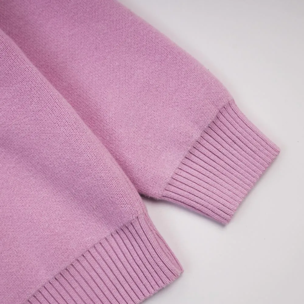 Basic turtleneck textured extra soft relax fit knitwear pullover 7242