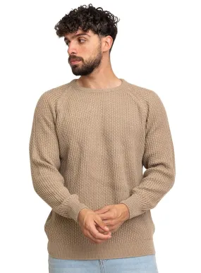 Beige-Design002 BS-Round Pullover