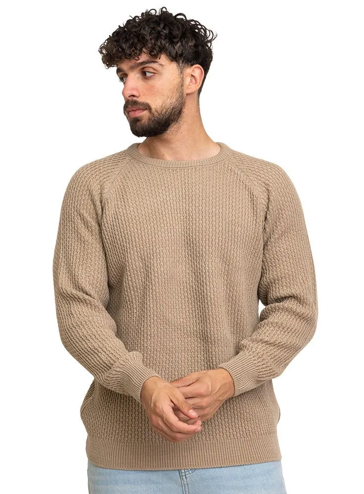 Beige-Design002 BS-Round Pullover