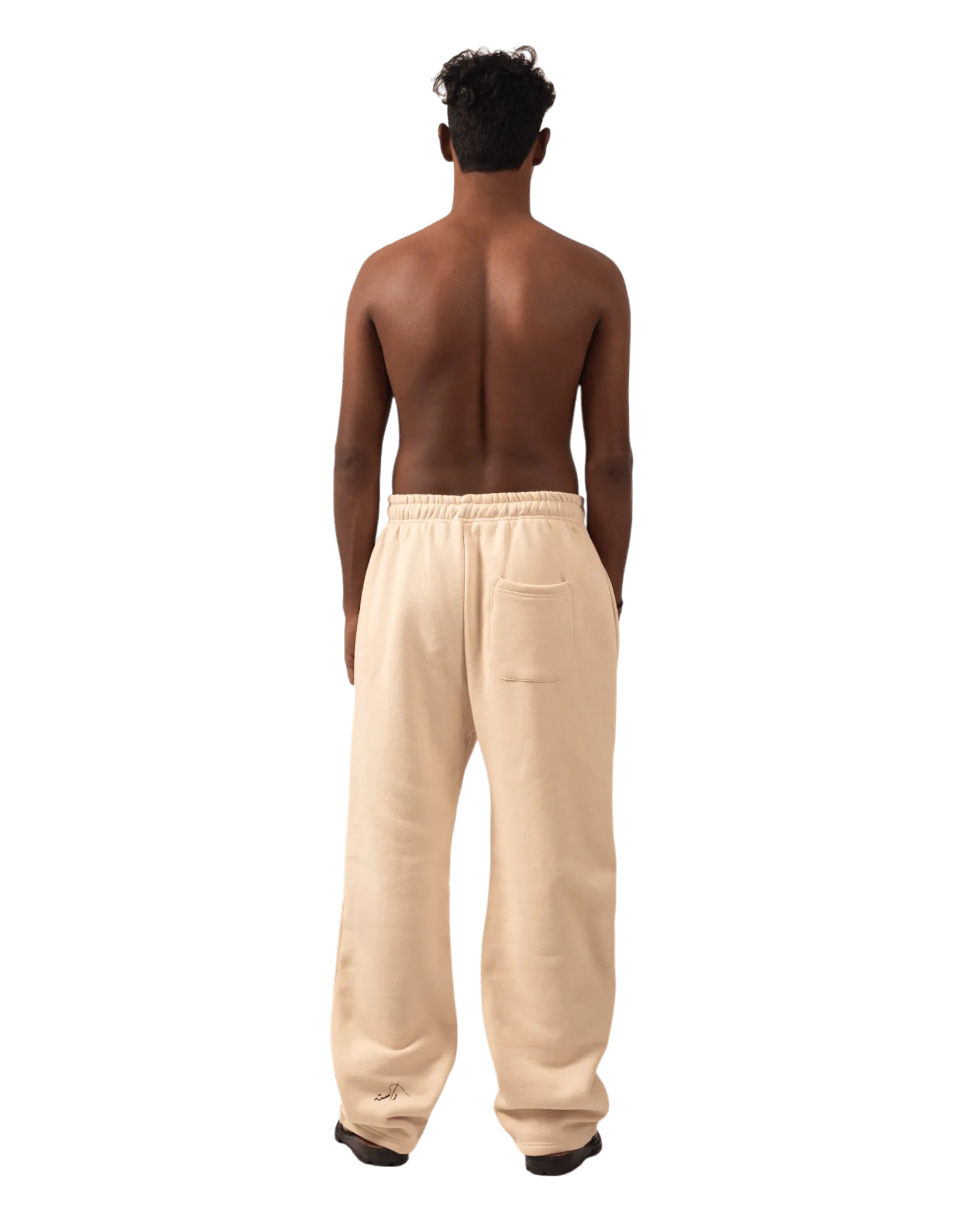 BEIGE MADE IN PAK SWEATPANTS (V4)