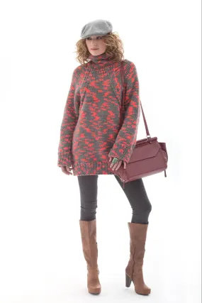 Bold Raglan Pullover Pattern (Knit)