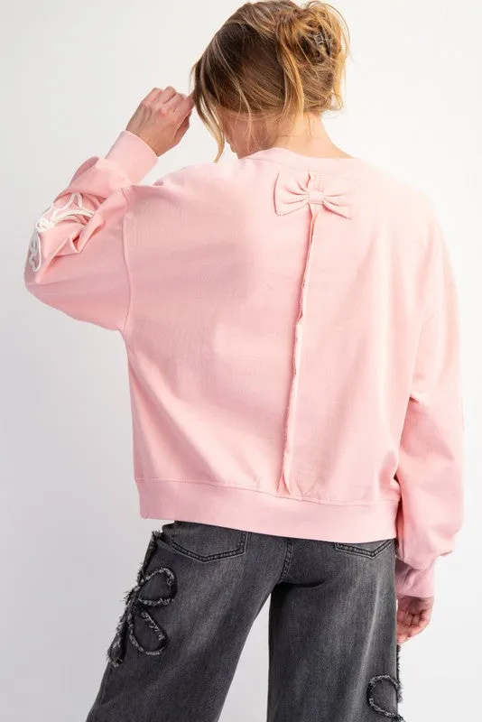 Bow Patch Pullover