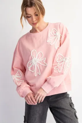 Bow Patch Pullover