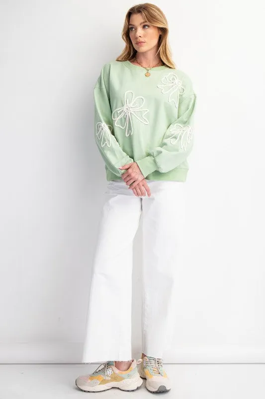 Bow Patch Pullover