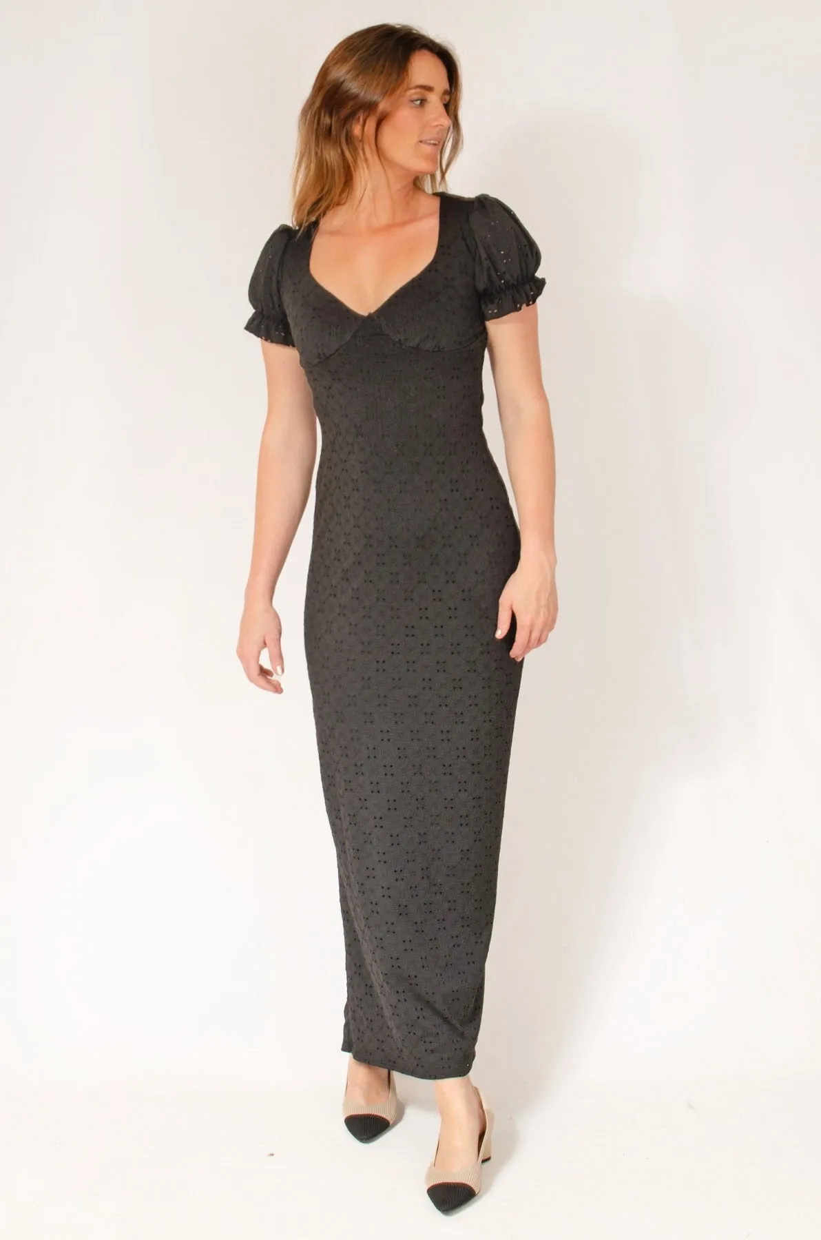Broderie Maxi Dress
