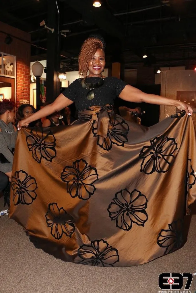 Bronze Formal Skirt