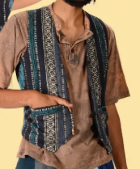 Brushed Gheri Front Pockets Vest
