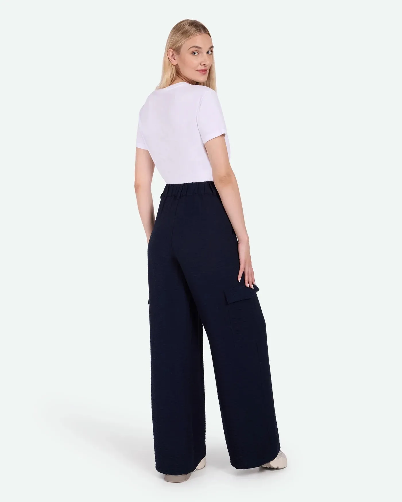 Charlottas Casual Pant - Sky Captain