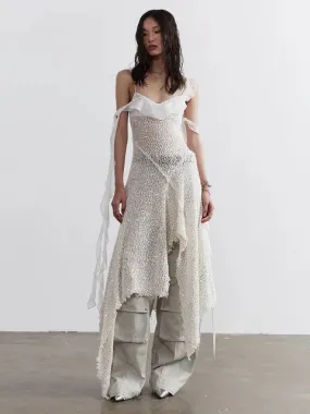Chelsea Ruffled Sequin Dress
