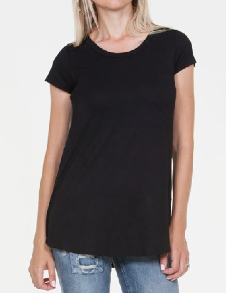 Cielo Blu Cap Sleeve Tunic (See More Colours)