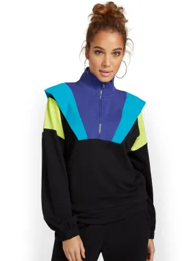Colorblock French Terry Pullover