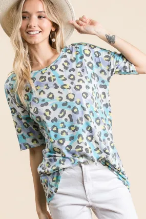 Colorful Animal Print Tunic