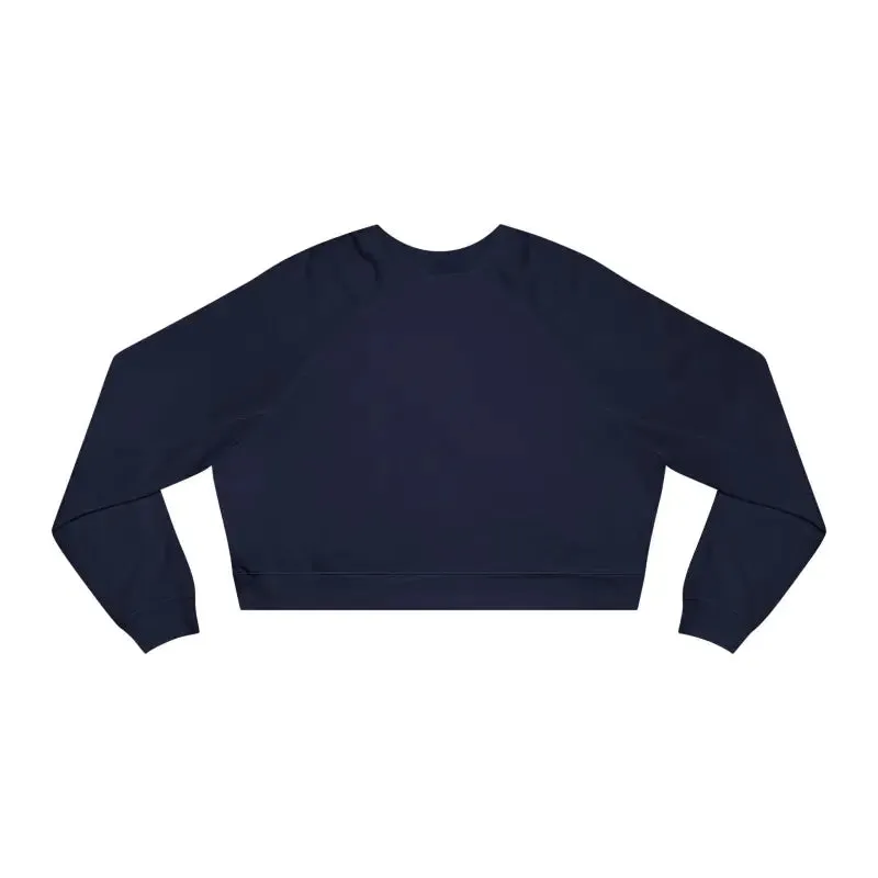 Colorful Dragona Cropped Fleece Pullover Magic