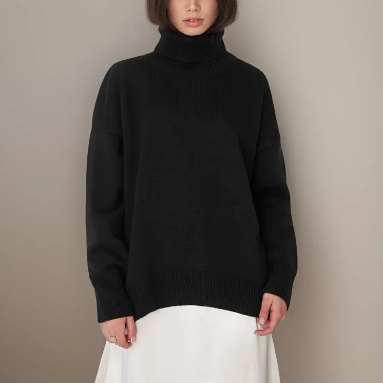 Danissa Pull à col roulé en tricot
