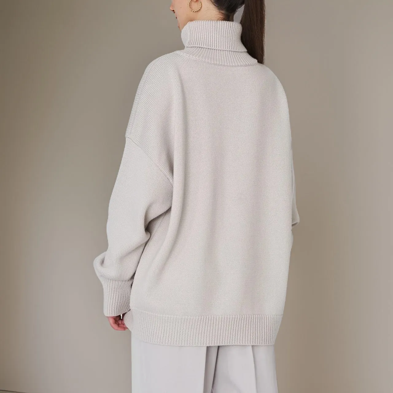 Danissa Pull à col roulé en tricot