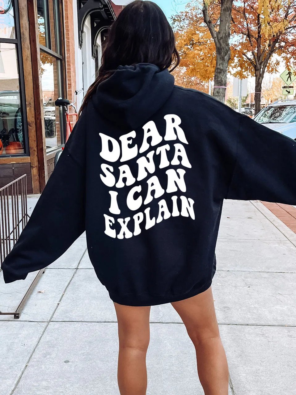 Dear Santa I Can Explain Hoodie - New!