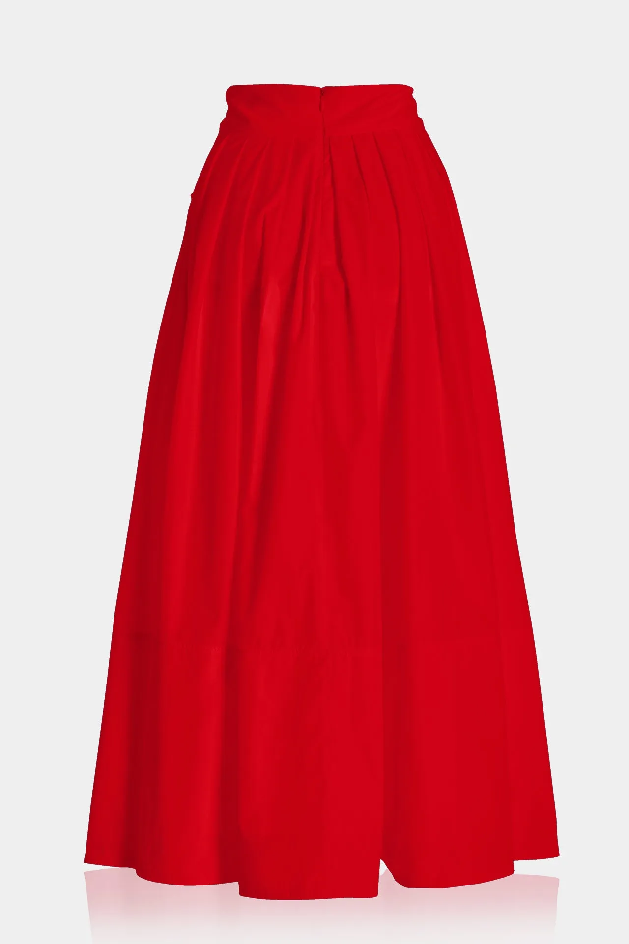 Designer Red Midi Skirts