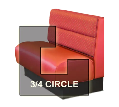 DM Seating DBTPS-36HO-34 Booth